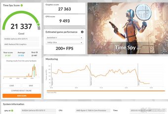 Herní PC - RTX 5070 Ti GamingX Trio OC, R5 7600, 2TB SSD - 5