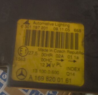 Světlomet Mercedes benz A1698200261 - 5