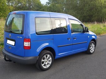 Volkswagen Caddy 1.9 TDi 77 kw BJB, 1.majitelka, velmi pěkný - 5
