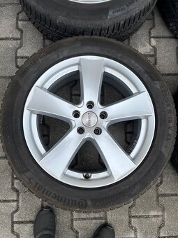 Alu kola 5x108 R18 s pneu (zimní Continental 225/55) - 5
