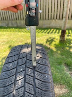 4x Plechové disky se zimní pneu 5x112 Škoda/Octavie,VW,Audi - 5