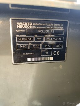 Vibrační válec Wacker Neuson RTKx-SC 3 - motor KUBOTA - 5