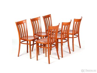 Celodřevěné značkové židle TON, buk 24 ks - 5