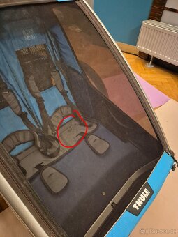 Thule chariot cross double + jogging set + ski set - 5