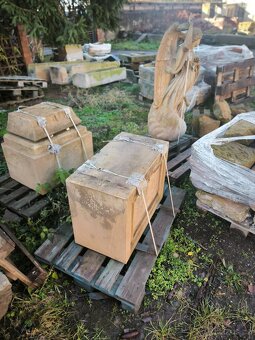 Staré pískovcové sloupy,pískovec,kvadry - 5