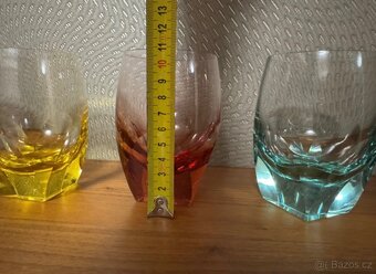Skleničky zn.Moser , kolekce Bar. - 5
