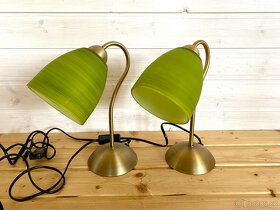 Mosazné párové stolní lampy - 5