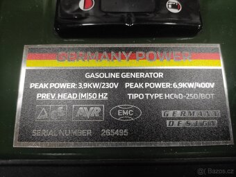 Prodám Elektrocentrálu 6,9kw - 5