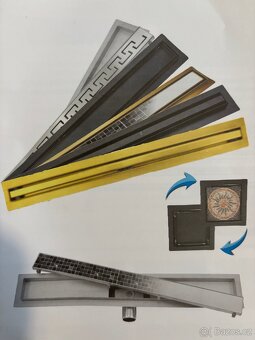 AKCE Sprchový odtokový žlab NOVÝ NEREZ EU - 5