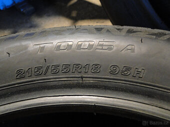 215/55/18 95H nové letní Bridgestone Turanza T005 A 4ks - 5