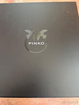 Nádherné černé polokozačky Pinko - 5