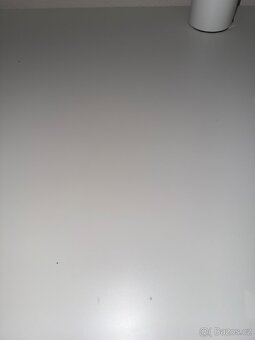 Patrová postel bílá se psacím stolem se 4 zásuvkami IKEA - 5