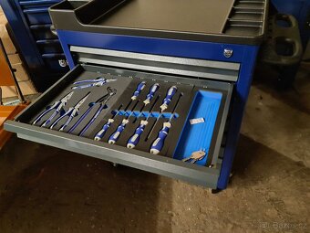 Dílenský pojízdný box BERNER s nářadím - 5