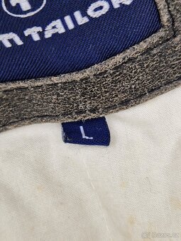 Pánská kožená bunda Tom Tailor velikost L - 5