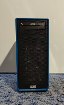 Počítačová skříň, Fractal Design Focus G Window Blue, 2x ven - 5