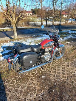 Prodám Royal Enfield classic 350 red/chrome - 5