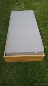 Jednolůžková postel s matrací - 5