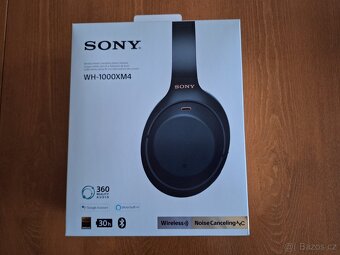 Sony WH-1000XM4 Hi-Res, černá, Top stav – záruka 04/2026 - 5