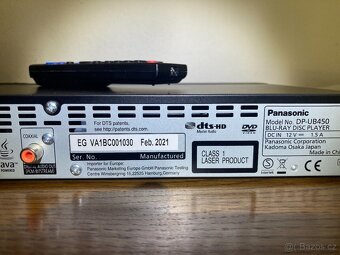 Panasonic 450 4K BLUE RAY přehrávač UHD , nepoužívaný - 5