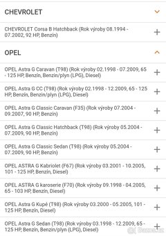 Opel Astra G (brzdové destičky Valeo 301322 ) - 5