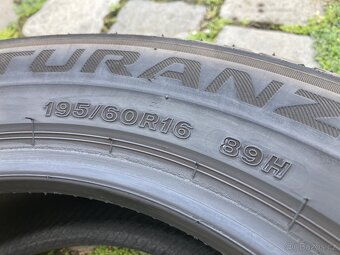 4ks letních pneumatik BRIDGESTONE 195/60R16 89H 5-5,5mm 2020 - 5