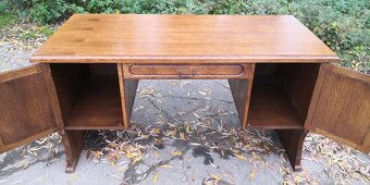 Rustikální masivní psací stůl - 5