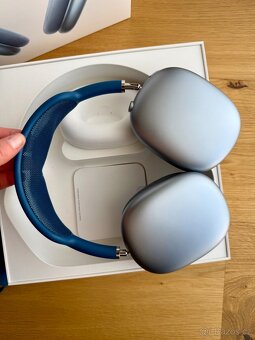 AirPods Max (modré) stav 8/10 - 5