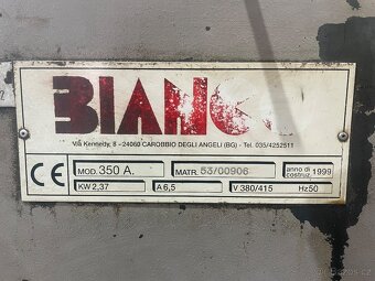 Automatická pila BIANCO Mod 350A - Nový ovládací panel. - 5