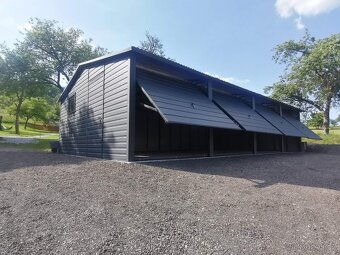 Plechová garáž 12x5m - 5