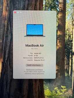 MacBook Air M2, CZ, top stav - 5