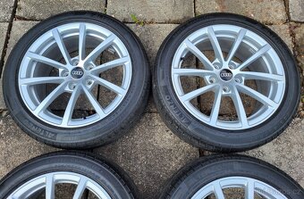 Originál 17" Audi A6 VW Škoda 5x112 letní pneu 5,5-6mm - 5