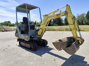 Minibagr Yanmar B15. 2x lyžica. - 5