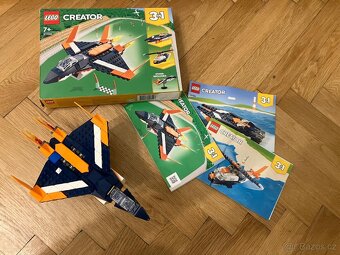 LEGO Creator 3-in-1 31126 3 v 1: tryskáč → vrtulník → člun - 5