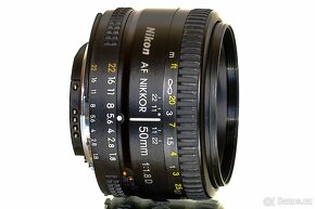 Nikon AF Nikkor 50mm 1,8D TOP STAV - 5