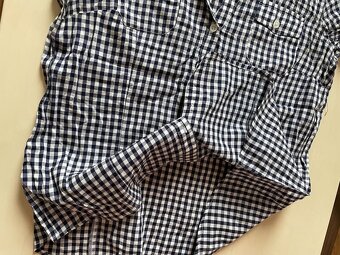 Káro halenka, vel XL, v prsou spíše L, možná M/L, Gina - 5