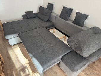 Sedací souprava, konferenční stolek, skřín pod TV - 5
