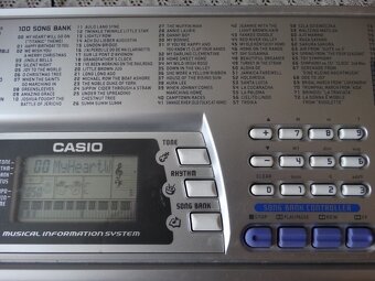 Klávesy Casio CTK-496 + sustain pedál + mikrofon + adaptér - 5