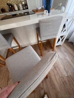 Sada 4 barových židlí Ikea Henriksdal - 5