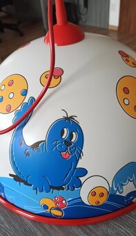 DĚTSKÝ LUSTR  - ČERVENÝ nebo HNĚDÝ TULEŇ - 5