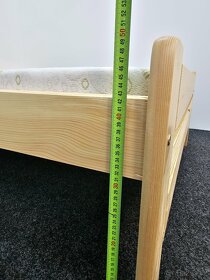 Prodám novou zvýšenou postel s roštem 120x200cm - 5
