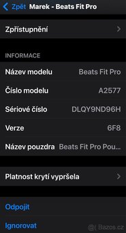 Beats fit pro sluchátka bílé - 5