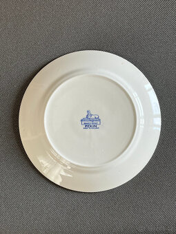 Starožitný porcelánový talíř Pekin 23.5 cm, Petrus Regout - 5