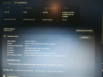 PC i5-6600K|GT730 2GB|16GB DDR4|M.2 256GB SSD + 4TB HDD - 5