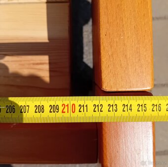 MASIVNÍ BUKOVÁ POSTEL 120 x 220 cm - 5