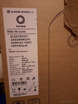 Elektrický bojler Q TERMO TREND 100 L CERAMIC - 5