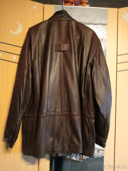 Kožená bunda pánská zn. Seidel (cca L-XL) - 5