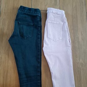 9x kalhoty vel. 140-XXS: jeans,legíny,rifle,... - 5