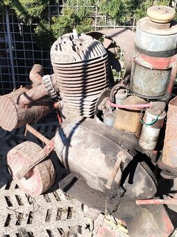 Rotavator s motorem ČZ 175 - 5