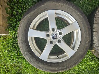 16" 5x112 6,5J ET46 ŠKODA OCTAVIA 4 zimní sada - 5