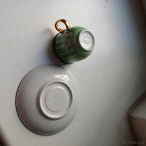 Porcelán. sada moka šálků - 5